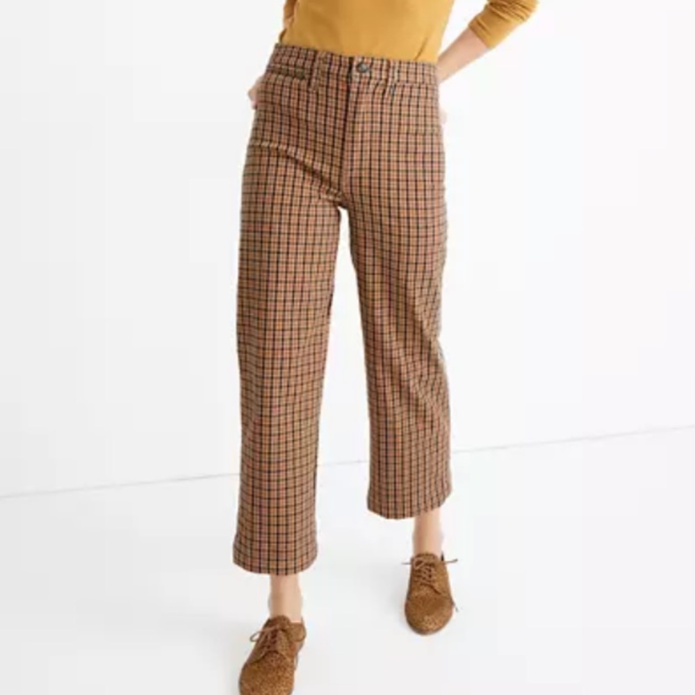 Madewell Slim Emmett Wide Leg Crop Size 28